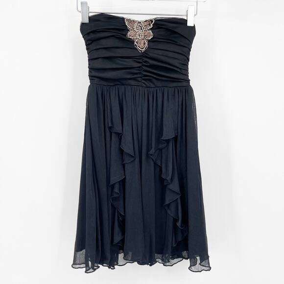 MY MICHELLE Vintage Y2K Black Strapless Dress - Picture 7 of 7